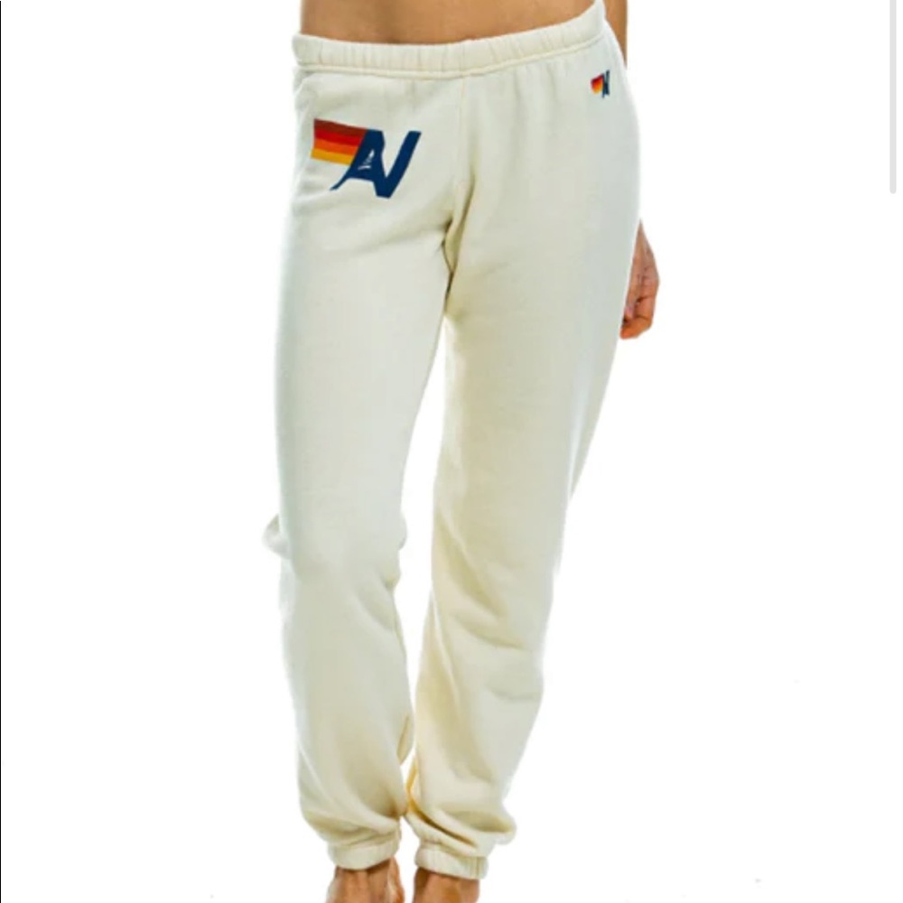 Aviator Nation Cream Sweatpants